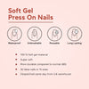 Press On Nails - Oval White French Tips