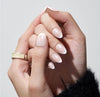 Press On Nails - Oval White French Tips