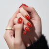 Press On Nails - Sunset Red