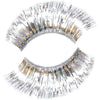 Synthetic False Lashes - Hologram Silver