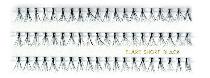 Individual Flare False Lashes - Short 10mm