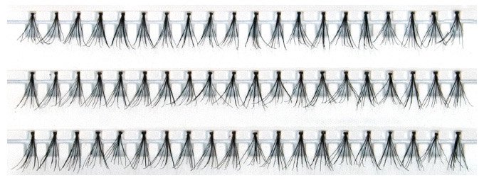 Individual Flare False Eyelashes - Medium 12.5mm