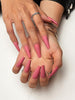 Classic Collection - Extra Long Press On Nails - Blush Pink Coffin