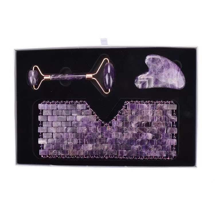 Amethyst Quartz Crystal Set