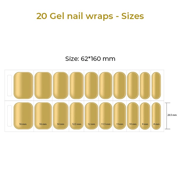 Semi Cured Gel Nail Wraps - Tranquility