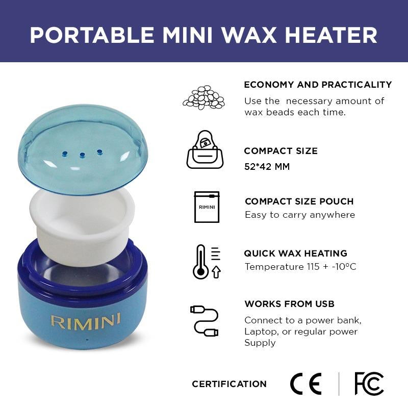 Mini Wax Heater Deluxe Kit - Blue