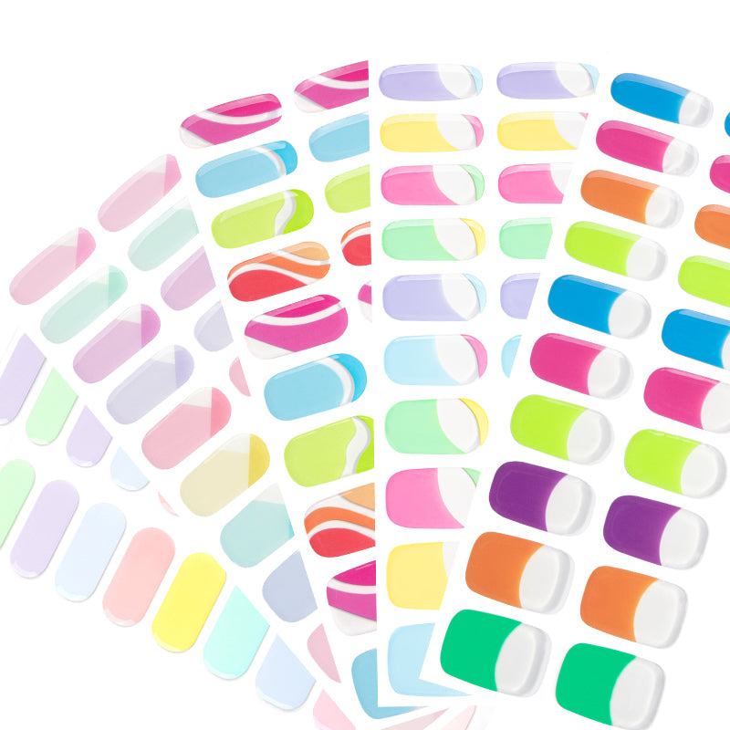 Semi Cured Gel Nail Wraps - Xmas 5 Pack Bundles