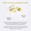Semi Cured Gel Nail Wraps - Merlot