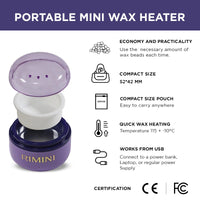 Mini Wax Heater Deluxe Kit - Purple