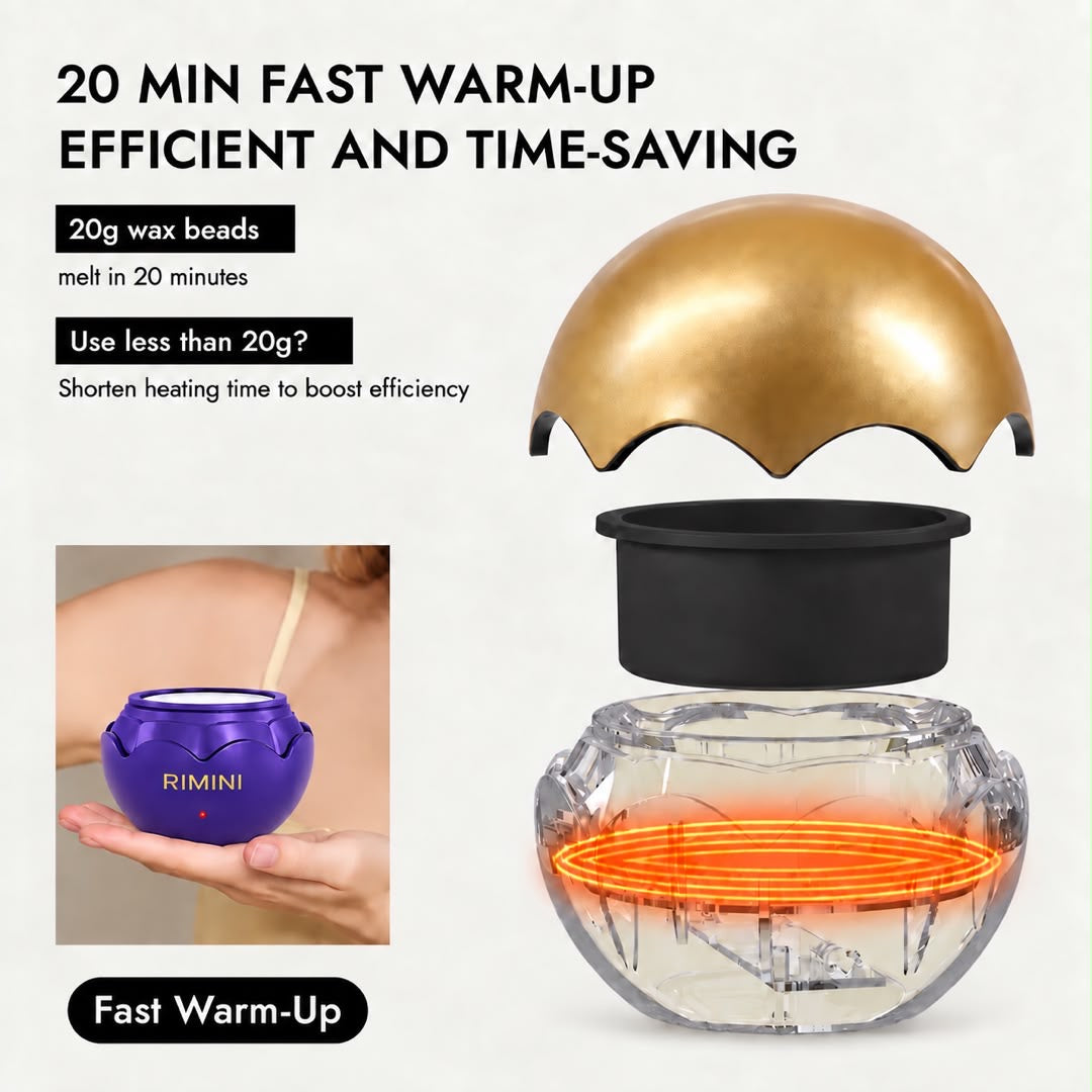 Dome Wax Heater Kit Standard - Purple
