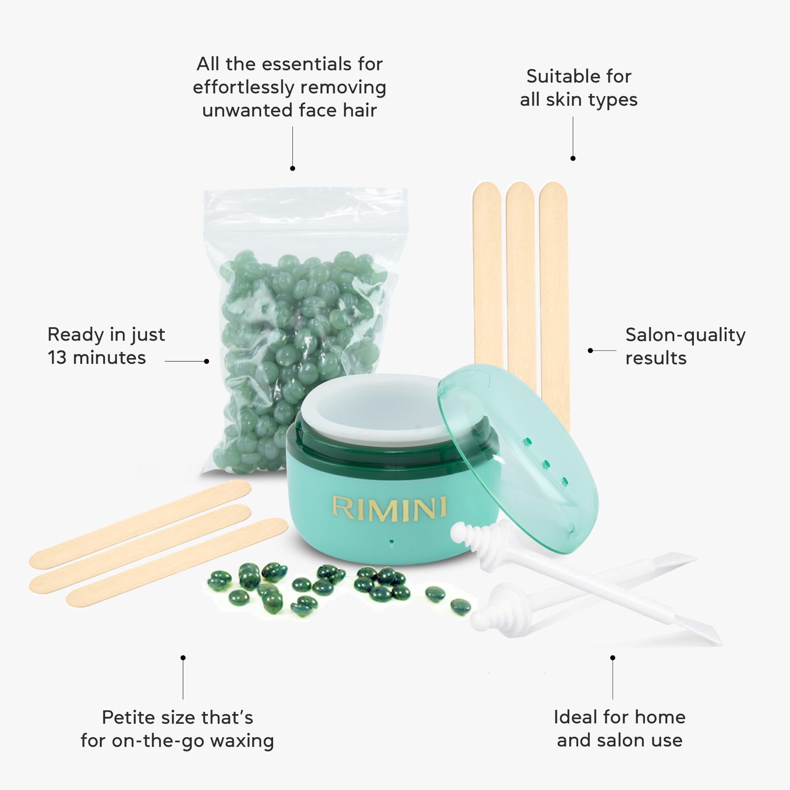 Mini Wax Heater Deluxe Kit - Green