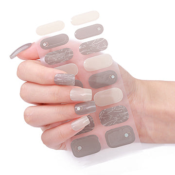 Semi Cured Gel Nail Wraps - Rooting