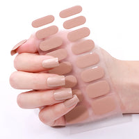 Semi Cured Gel Nail Wraps - Peaches