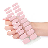 Semi Cured Gel Nail Wraps - Geranium Molle