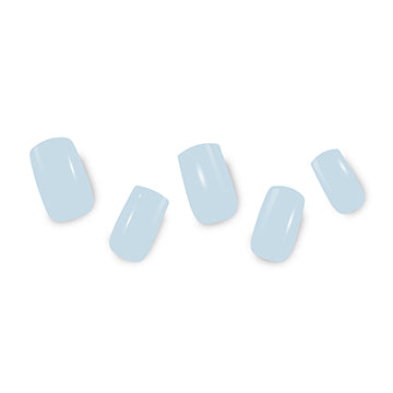 Semi Cured Gel Nail Wraps - Icy Blue