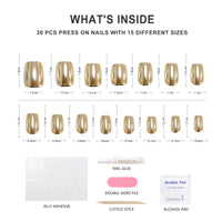 Press On Nails - Goldfingers (Special Edition)