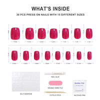 Press On Nails - Fuchsia