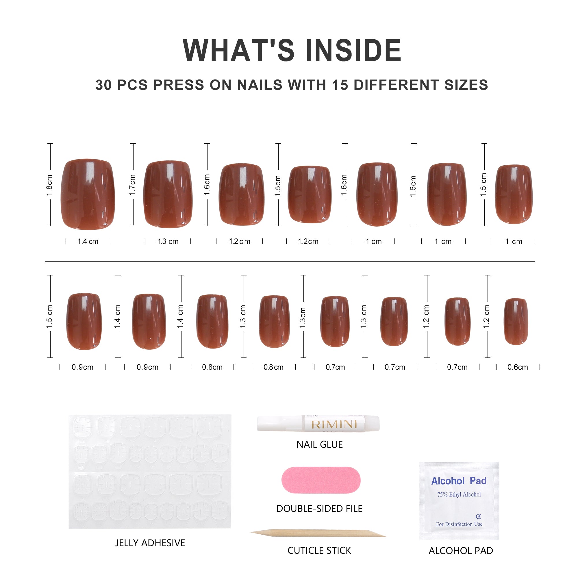 Press On Nails - Mocha