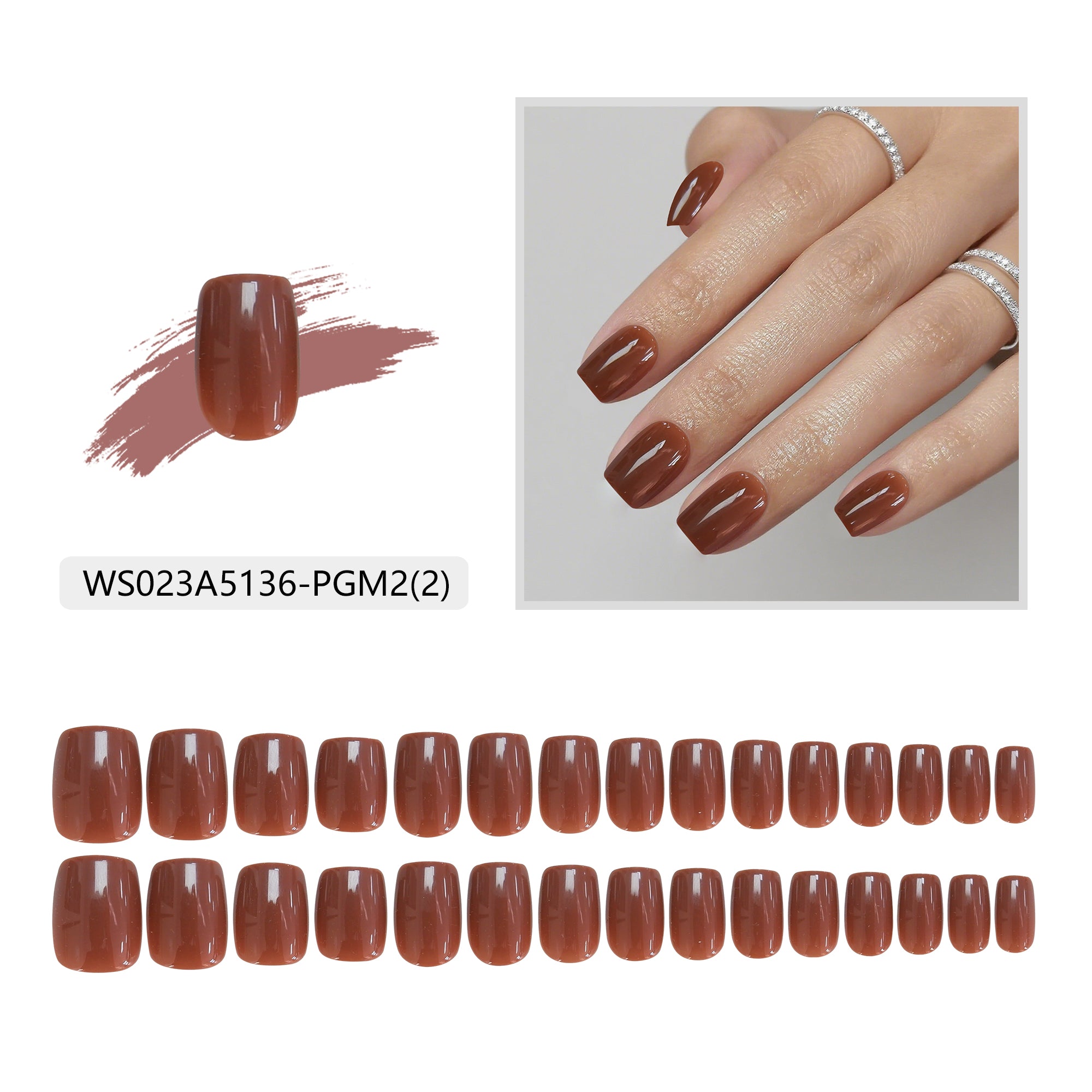 Press On Nails - Mocha