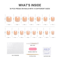 Press On Nails - French Lady