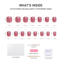 Press On Nails - Sweet Rose