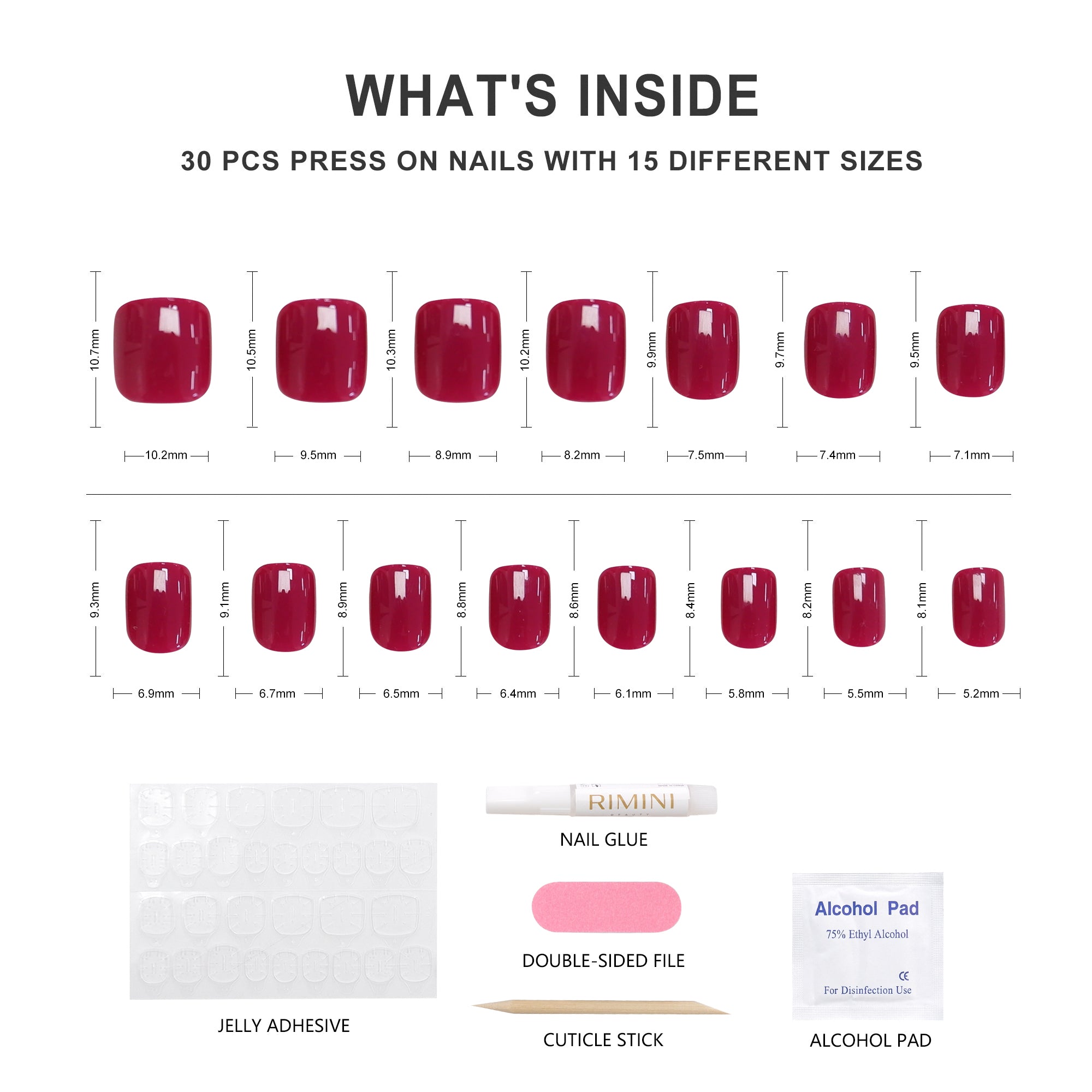 Press On Nails - Carmine