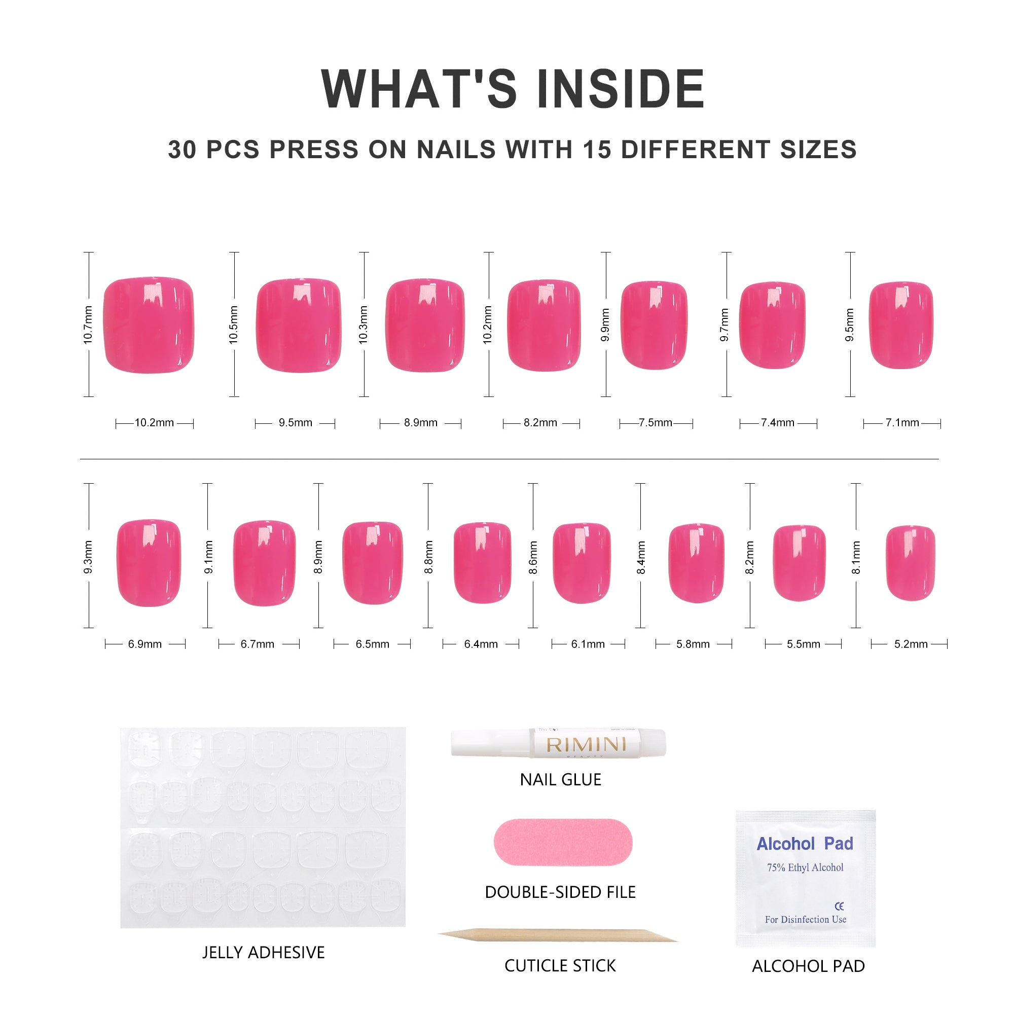 Press On Nails - Barbie
