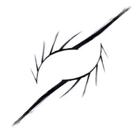 Synthetic Hair False Lashes - Daring Winged