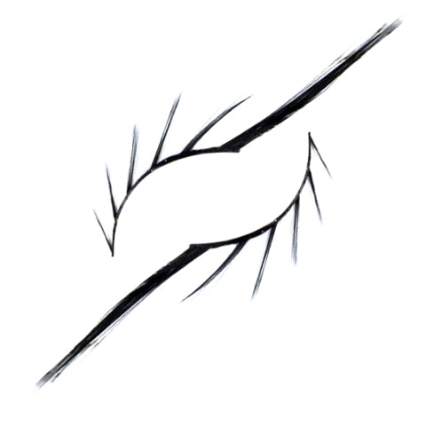 Synthetic Hair False Lashes - Daring Winged