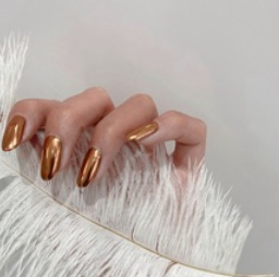 Luxe Collection - Short/Medium Press On Nails - Metalica