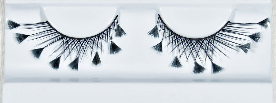 Synthetic Hair False Lashes - Long Feather Tips