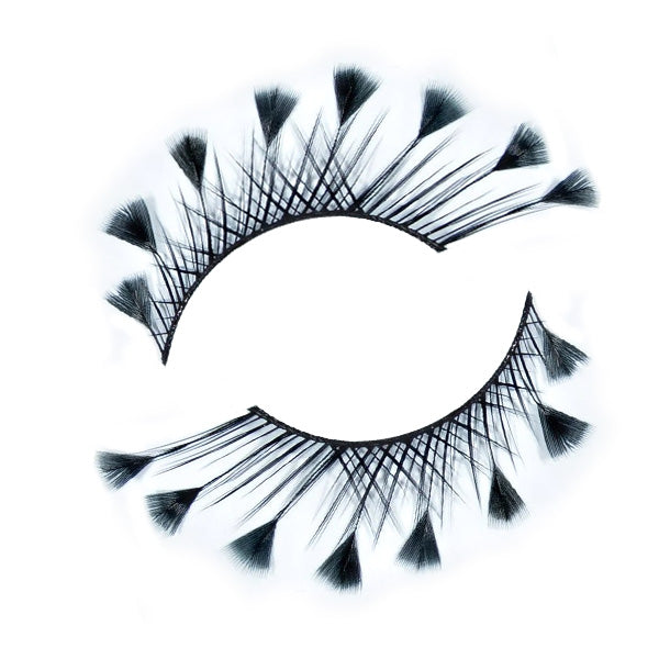 Synthetic Hair False Lashes - Long Feather Tips