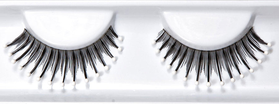 Synthetic Hair False Lashes - Decorated White Water Droplet