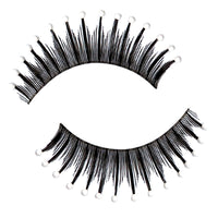 Synthetic Hair False Lashes - Decorated White Water Droplet