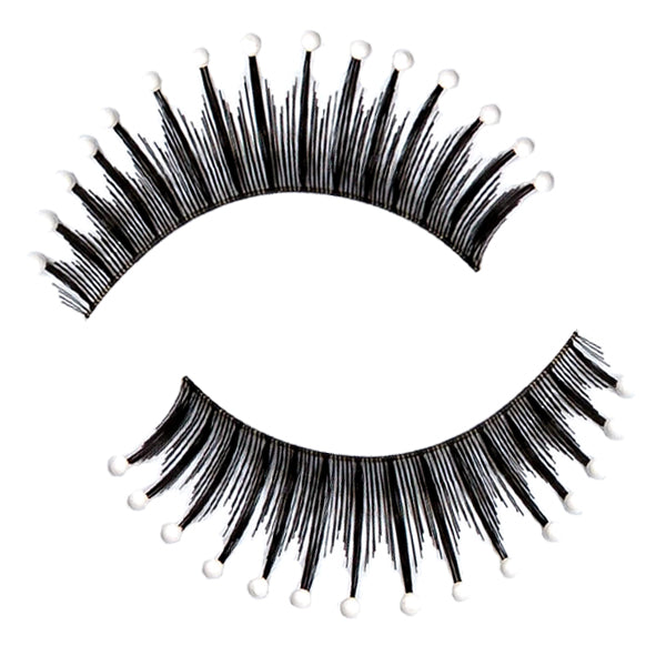 Synthetic Hair False Lashes - Decorated White Water Droplet