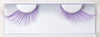 Synthetic Hair False Lashes - Extra Thin and Long Purple