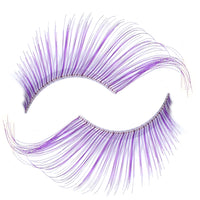 Synthetic Hair False Lashes - Extra Thin and Long Purple