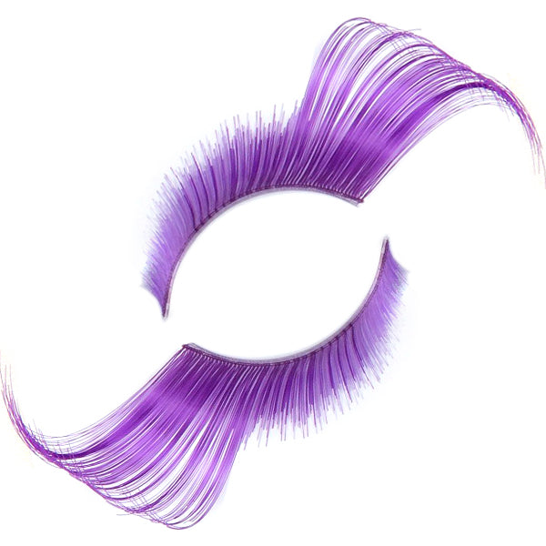 Synthetic Hair False Lashes - Short and Extra Long Purple