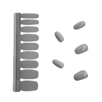 Nail Polish Stickers - Grey Skies