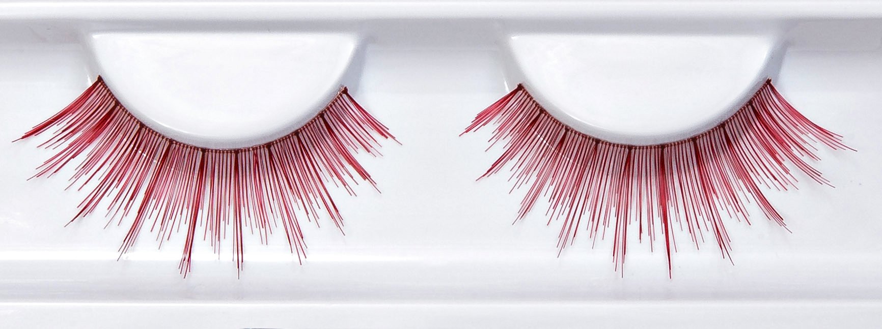 Synthetic Hair False Lashes - Maroon
