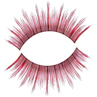 Synthetic Hair False Lashes - Maroon