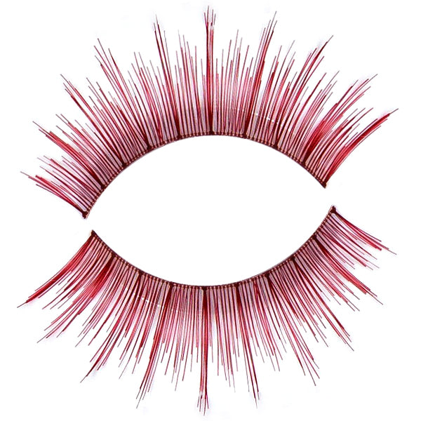 Synthetic Hair False Lashes - Maroon