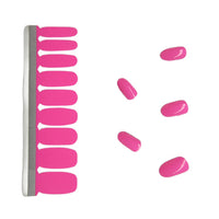 Nail Polish Stickers - Fuchsia Pink