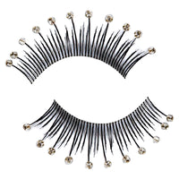 Synthetic Hair False Lashes - Decorated Clear Tips
