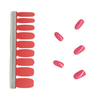 Nail Polish Stickers - Geranium