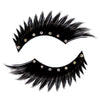 Synthetic Hair False Lashes - Decorated with Stones