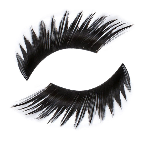 Synthetic Hair False Lashes - Thick Swept to the Side