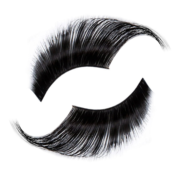 Synthetic Hair False Lashes - Black Winged
