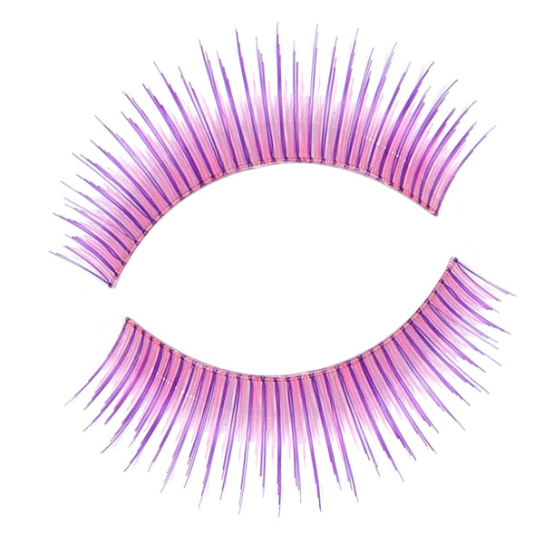 Synthetic Hair False Lashes - Lilac