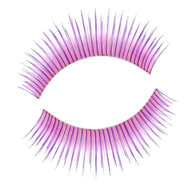 Synthetic Hair False Lashes - Lilac